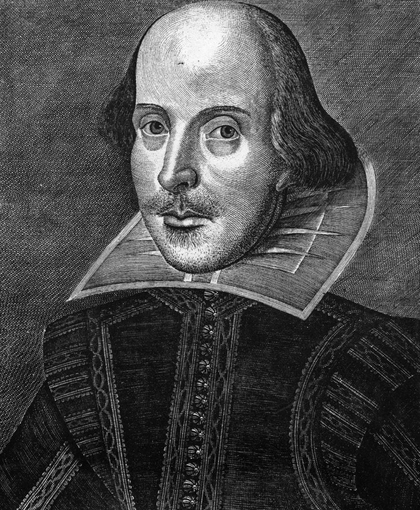 English dramatist William Shakespeare (1564 - 1616), circa 1600. (Photo by Hulton Archive/Getty Images)