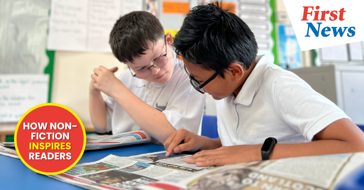 How non-fiction inspires reluctant readers and boosts reading for pleasure