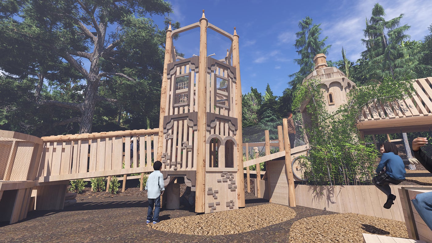 Visit the new Wild Wood Adventure Playground at Waddesdon Manor