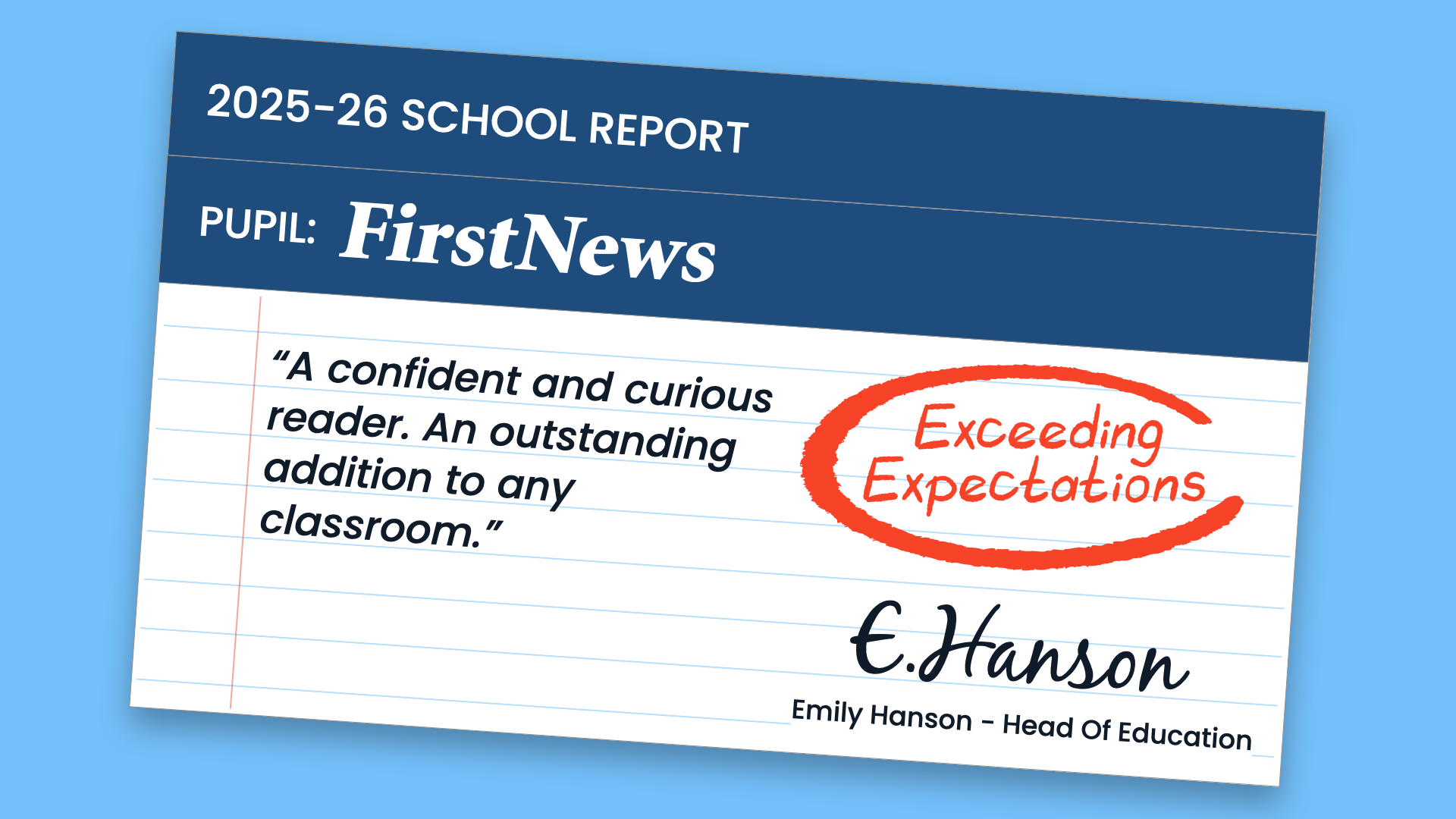 Our 2025/26 School Report