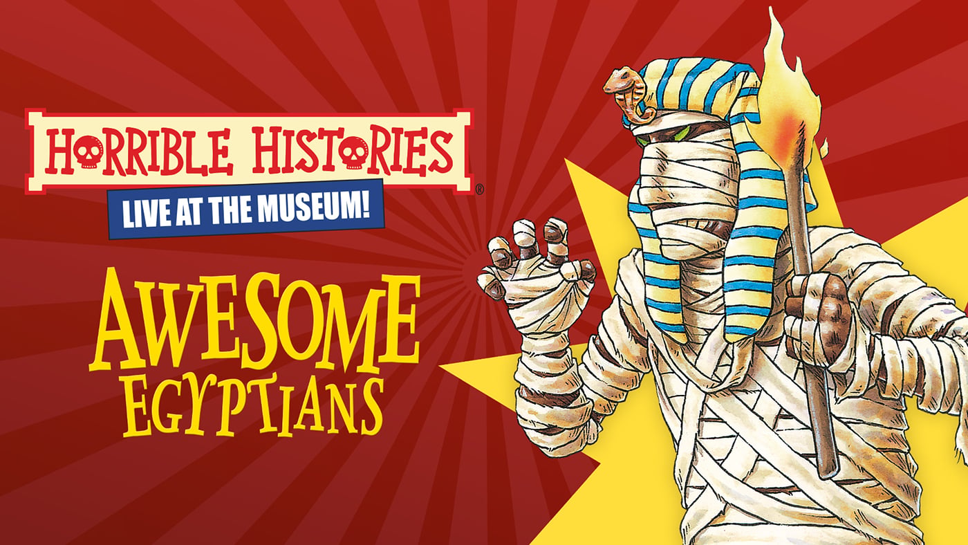 Attend the launch of Horrible Histories Awesome Egyptians