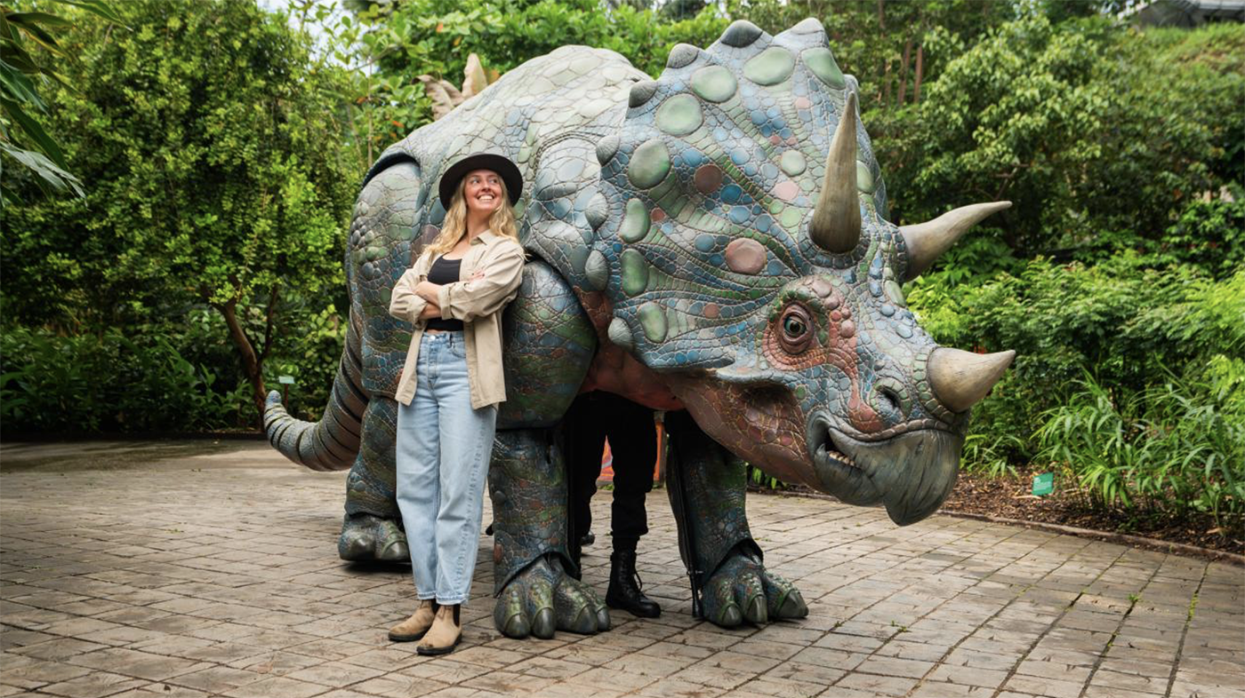Attend a prehistoric preview evening at Eden Project