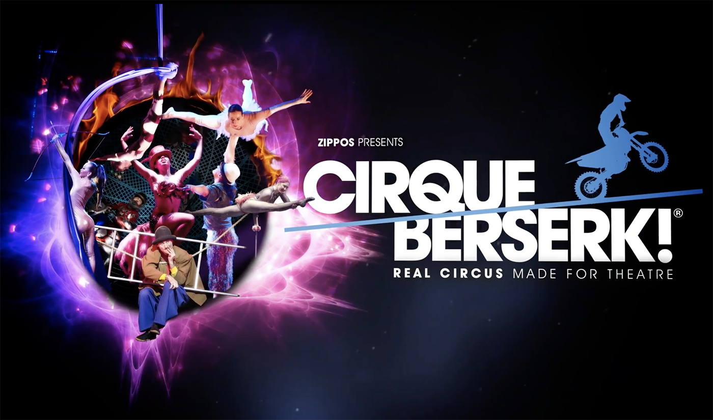 Invite to performance of Cirque Berserk!