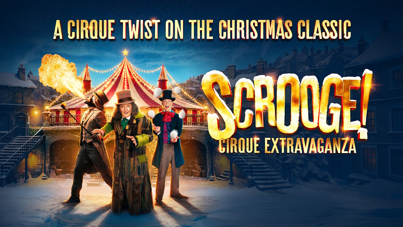 Invite to Scrooge: Cirque Extravaganza
